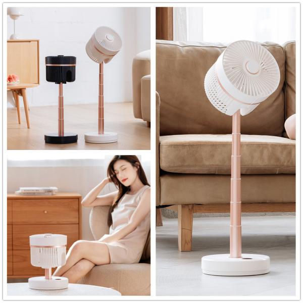 DC 5V Electric Floor Standing Fans 10000mAh Portable Oscillating Air Circulating