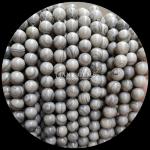 Round Shape Gemstone Beads Wood Pattern Loose Bead Strands for Bracelet Handmade