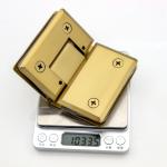 Sliver/Black 135 Degree Glass to Glass Shower Hinge with Stainless Steel