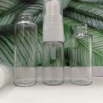 Round 30ml 1.06oz Neck 20mm Pet Sprayer Bottle Thick Wall Clear Color