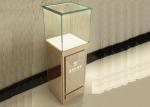 Modern Jewelry Glass Display Cabinet With Lights , Retail Jewelry Display Cases