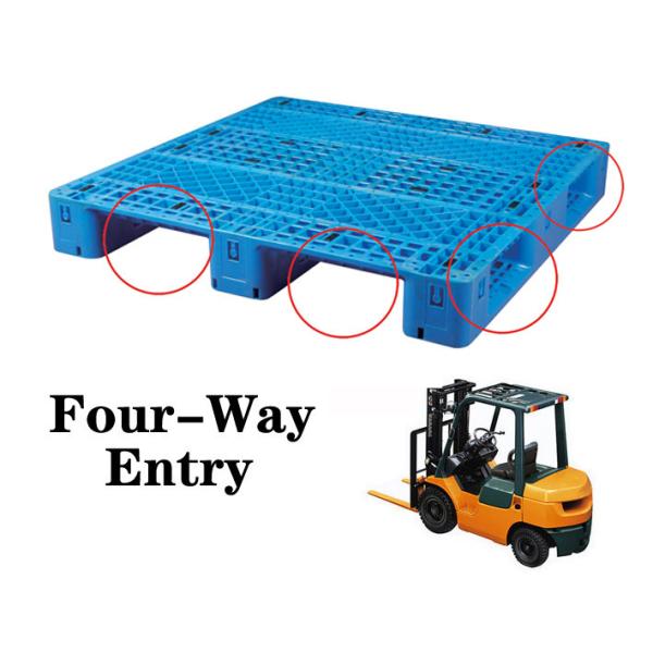 Industrial Plastic Pallet Manufacturer HDPE Heavy Duty Stackable Warehouse Shipping