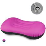 Tpu Outdoor Inflatable Pillow Water Resistant Customized Logo Crescent Shape