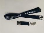 Black Color Promotional Dye Sublimation Lanyards With Fashion Logo , 2.0*90cm