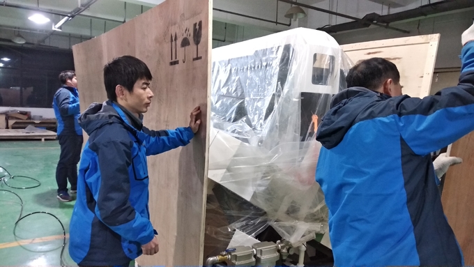Buckwheat / Barley CCD System Color Sorter Garlic Cloves Color Sorting Machine