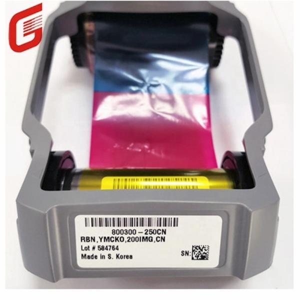 Zebra ZC100 / ZC300 Series ID Card Printer Ribbon 800300-252CN YMCKO Color 300