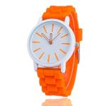 Unisex Luxury Wrist Silicone Band Alloy Case Watch 30 Meter Waterproof