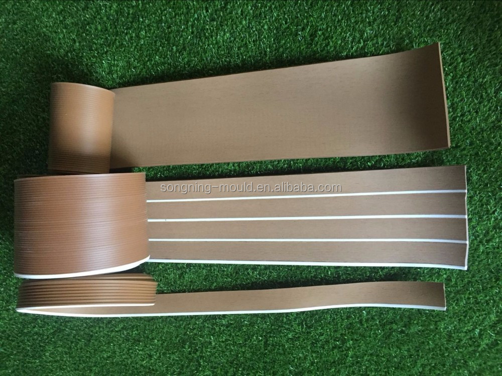 Outdoor 50mm Width Flexible PVC Yacht Flooring with Customizable Options