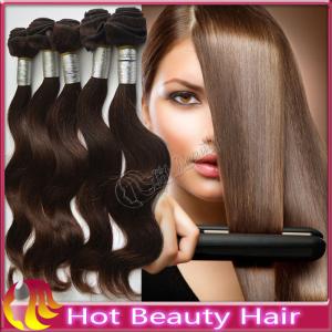 Wholesale Hot Beauty 6A Peruvian Remy Virgin Human Hair Extensions Natural Black from china suppliers