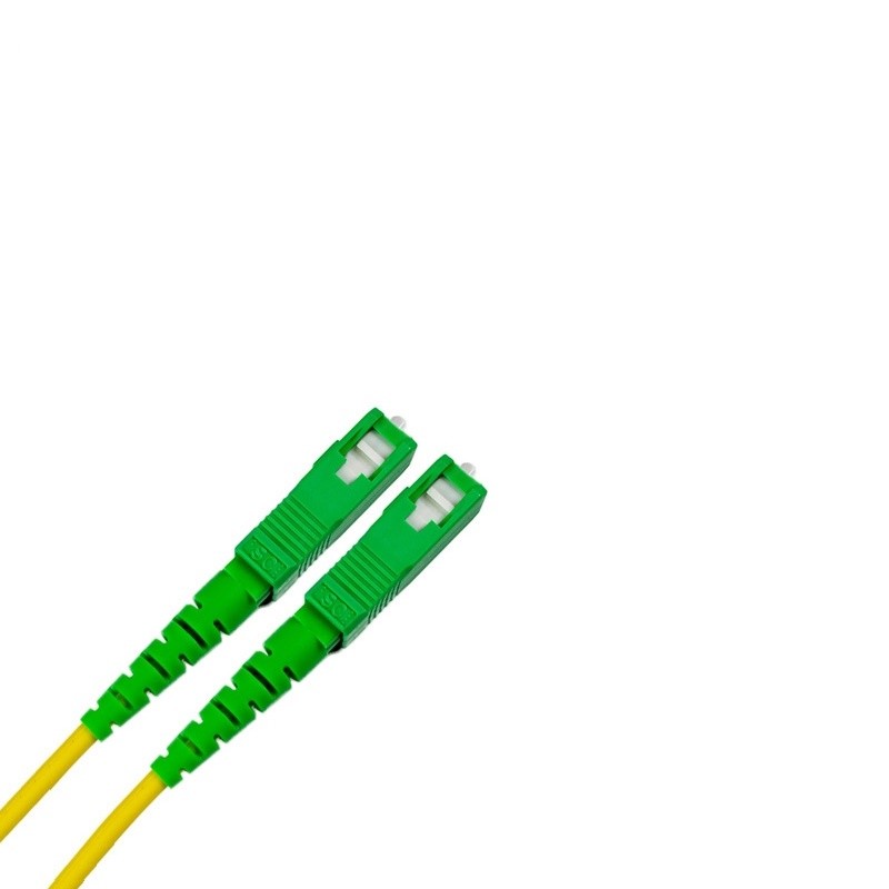 9/125 SM Simplex Aqua Fiber Patch Cable SC/APC - SC/APC 1.5m 3.5m