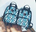 Fashion portable backpack Korean version of backpack college leisure minimalist