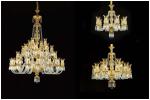 European Style Antique French Baccarat Crystal Chandelier Creative High End Club