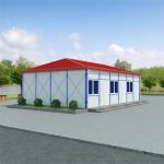 Detachable Container Log Cabin Kits for 3 Bedrooms Modern Prefab Houses in