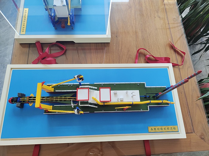 Custom Built Diesel Cutter Suction Dredger With A Blue Color For Specific Dredging Requirements