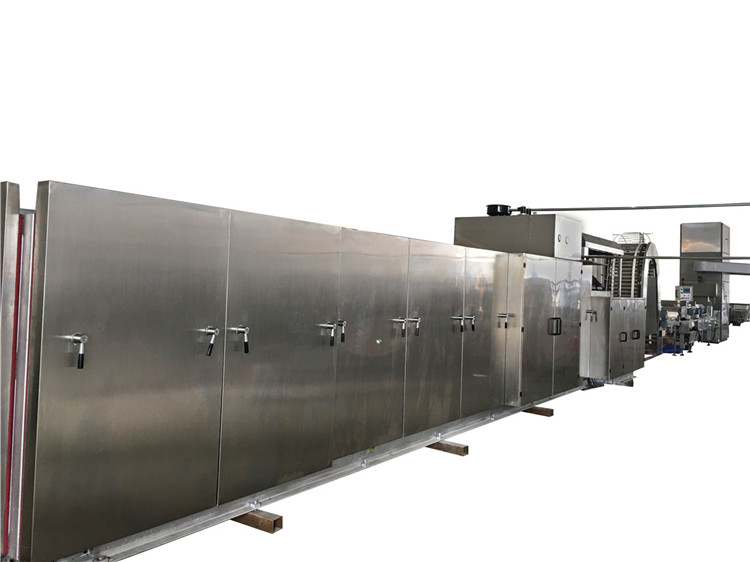 Energy Saving SUS304 Wafer Biscuit Making Machine / Wafer Baking Machine