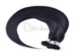 Natural Black Virgin Peruvian Hair Extensions , Silky Straight Human Hair