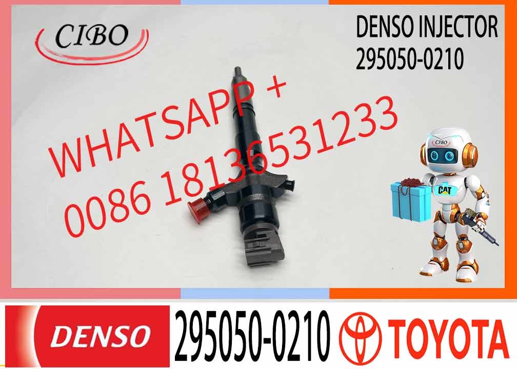 Common Rail Injetor 295050-0210 For TOYOTA 1KD-FTV 23670-39455 295900-0200 295900-0280
