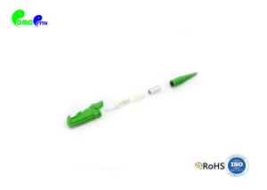 Wholesale Reusable E2000 APC Simplex 9 / 125μm Fiber Optic Connectors Green Color Quick Connector from china suppliers