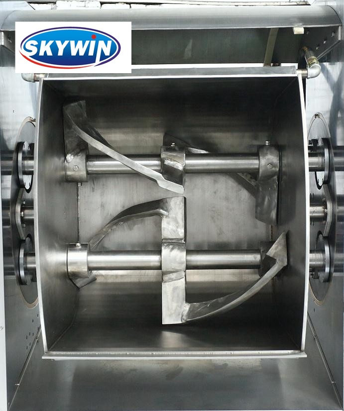 Commercial Automatic 350 KG Horizontal Flour Dough Mixer 304 SS