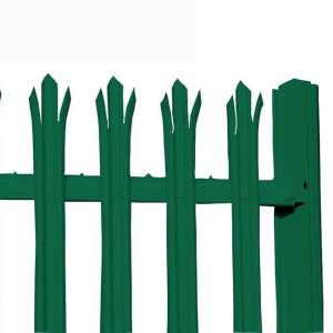 Wholesale European Style PVC Coated Mesh Metal Palisade Fencing H 1800mm-3000mm from china suppliers