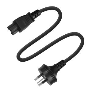 Wholesale SAA Certified AU Plug to IEC C5 Power Cord 1.8m Black from china suppliers