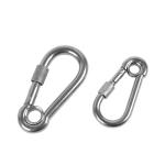 Eye Style Rope Hardware Accessories Stainless Steel Carabiner Nickel Color