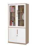 Office Steel Storage Files 2 Sliding Glass Door Metal Filing Cabinet With