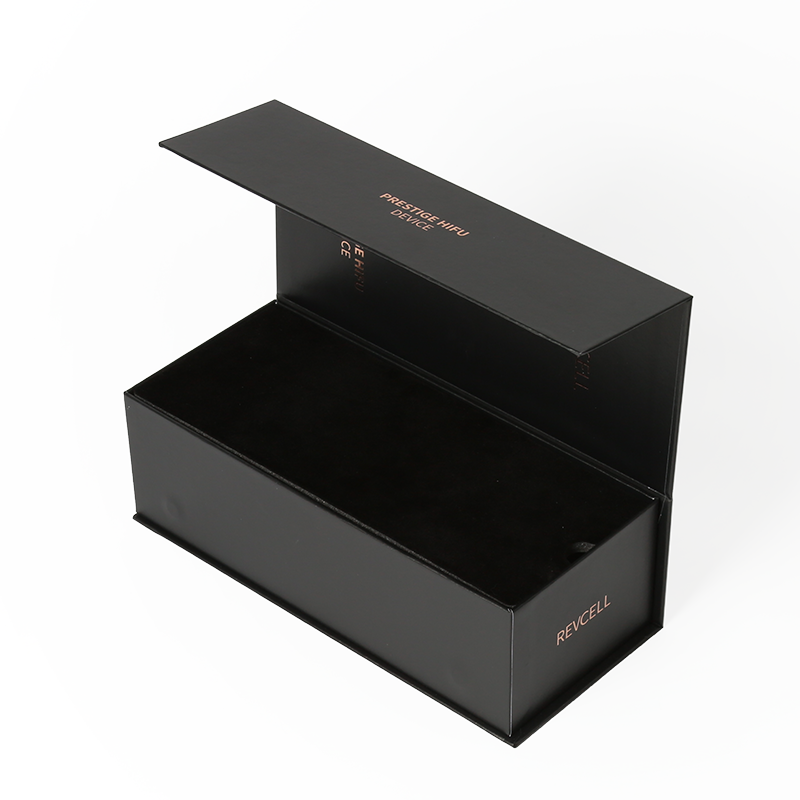 Grey Board Folding Paper Packaging Rigid Cardboard Gift Box Book Shape Magnetic Closure