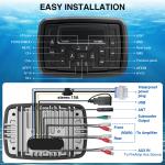 GRANDnavi Boat Bluetooth Marine Stereo Radio AM FM Tuner Bluetooth Streaming