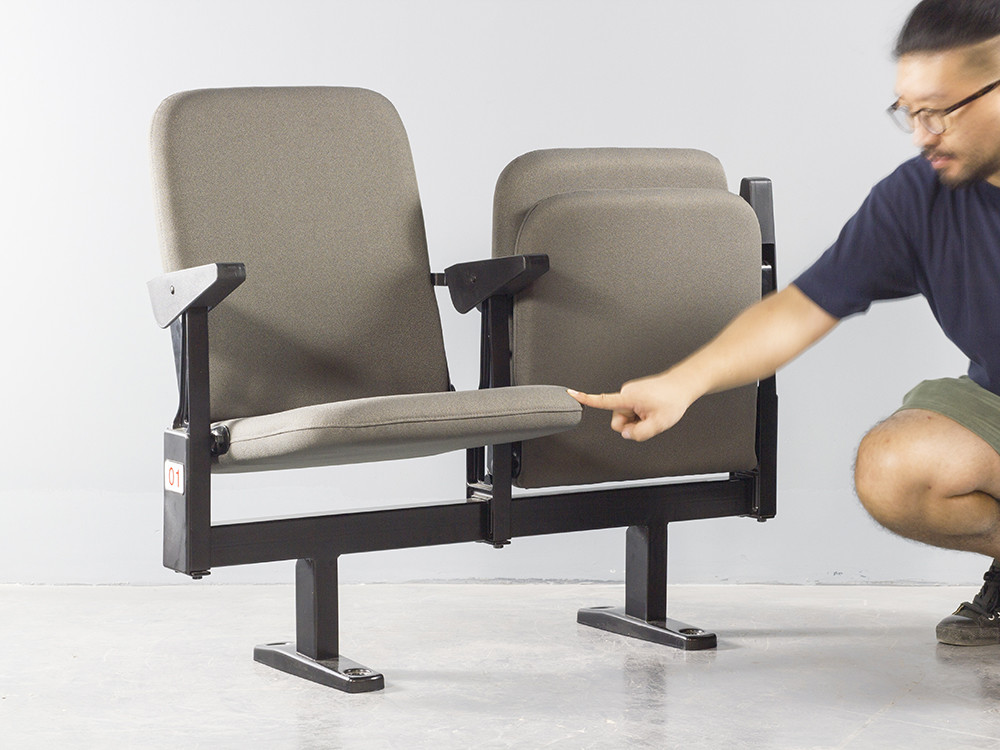 Folding Beam Mounted VIP Auditorium Seating With Armrest
