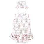Boutique Baby clothes summer cute bodysuit ruffle bottom love printing and