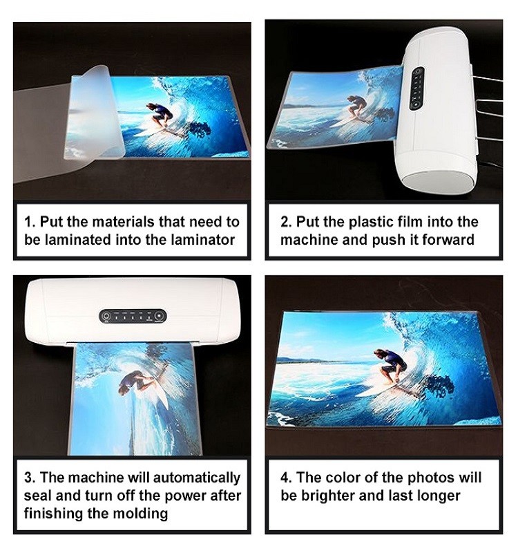 Crystal 5 Mil Thickness Laminating Pouch Sheets , Photo Laminating Sheets 9inch