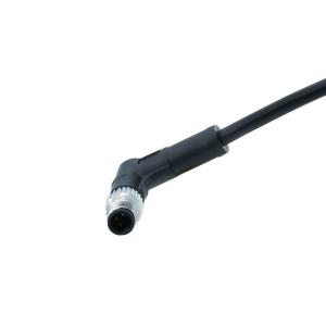 Wholesale IP67 Waterproof Circular Connector Female Molding M5 M8 M12 Black Cable from china suppliers