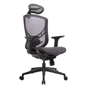 Wholesale Black High Back Swivel Chairs Staff Office Chair Mesh Office Seating Ergonomic Furniture from china suppliers