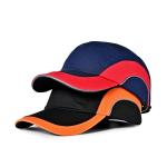 Ventilation 100% Cotton Safety Bump Cap Baseball Cap Short Brim 56cm