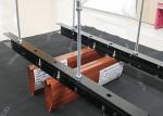 Bullet Shape Screen Aluminum Baffle Ceiling Wooden Grain For Interior Railway