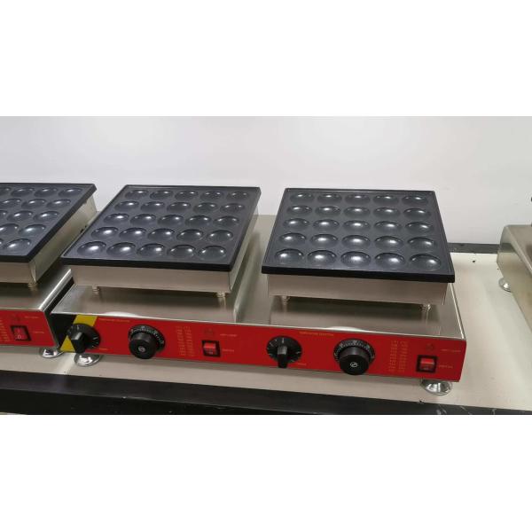 1800w Mini Dutch Poffertjes Pancakes Maker Machine For 50 Round Shape