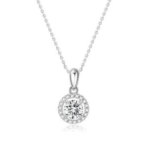 Wholesale 18k Gold Lab-Grown Diamond Pendant Gifts And Party White Diamond Jewelry Pendant from china suppliers
