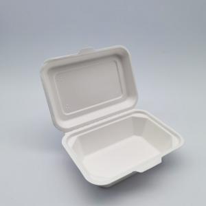 Wholesale Biodegradable Pulp Lunch Box 600ml Lunch Box Leak Proof Food Grade from china suppliers