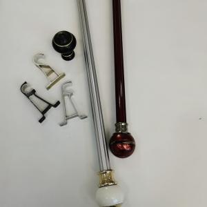 Wholesale Silver Single 28mm European Style Heavy Duty Extra Long Curtain Rods from china suppliers
