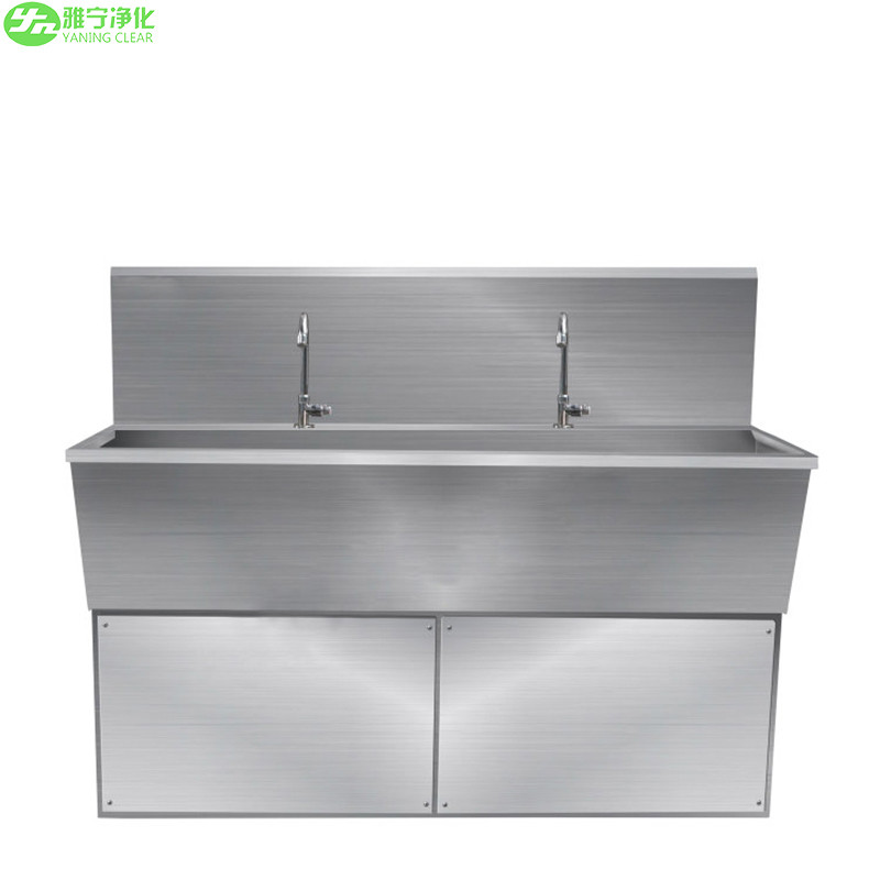 Customized Stainless Steel Hand Wash Sink Surgical Scrub Sink For Hospital Use