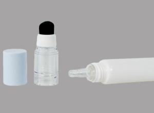 Wholesale D22mm Plastic Dropper Cosmetic Tube Packaging Eye Cream Essence Tube With Sponge Head from china suppliers