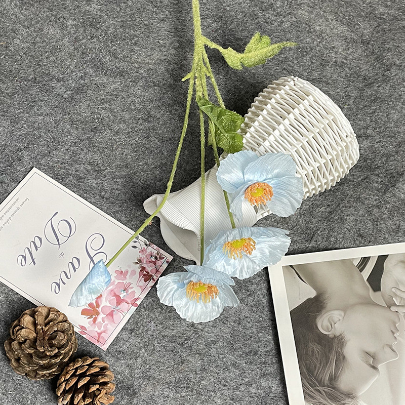 New simulation flower, Yu Meiren, Western chrysanthemum, soft decoration, fake flower, wedding hall bouquet, engineering flower decoration flower