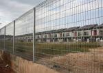 1m Length Steel Garden Fence Panels , 3.5mm Diameter Galvanized Mesh Wire