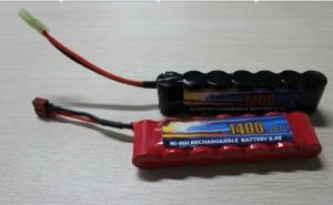 Wholesale High Power Discharge Typ 8.4V 1600 mAh Airsoft Gun Battery / Rechargeable NIMH AA Batteries from china suppliers