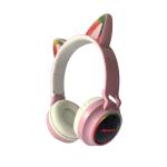 Cat Ears Bluetooth LED Wireless Headphones Control Kid Boy Girl Stereo Music