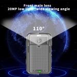 3.1 Inch LCD 5G Body Worn Camera with 3500mAh Dual Battery EIS 4G 64GB RAM ROM