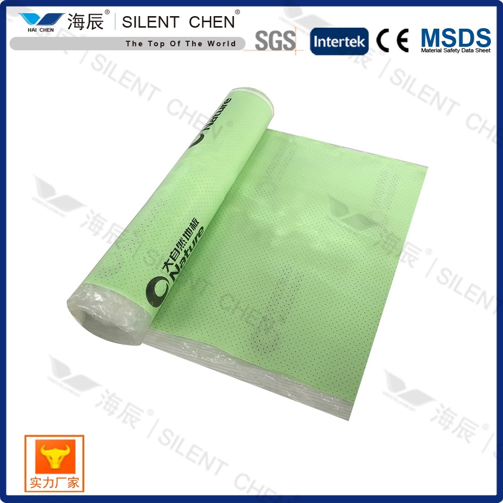 NON VOC Polyethylene Foam Underlayment With Silver Foil 200 Sq Ft