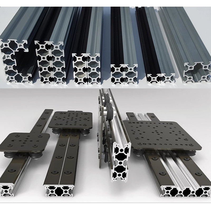 Colored Anodized 2040 2060 V Slot Aluminium Profile