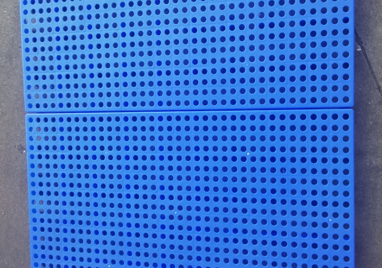 Mesh Floor Plastic Export Pallets Connecting Easy Cleaning High Loading Capacity